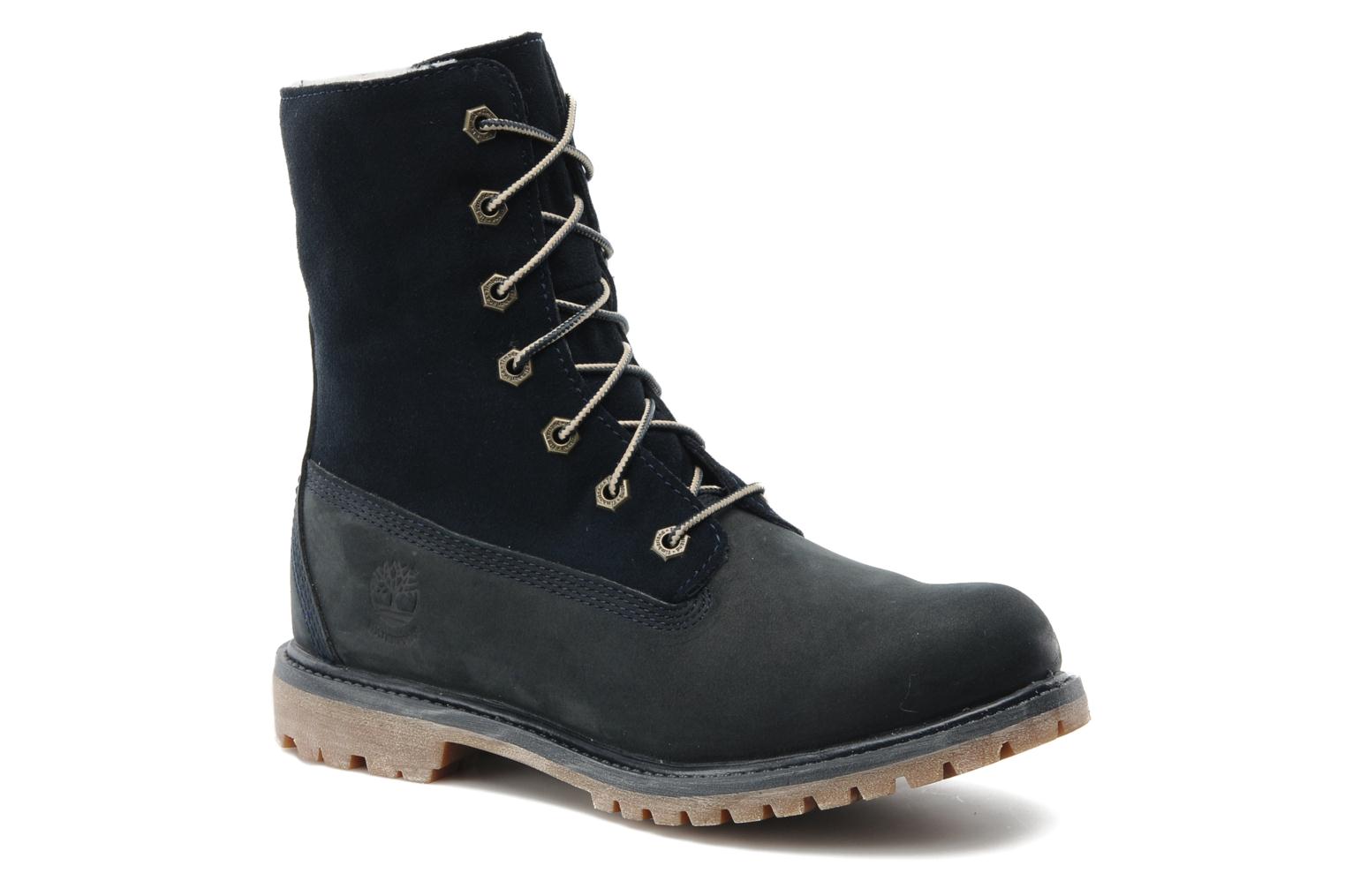 Timberland Authentics Teddy Fleece WP Fold Down (Blauw) - Boots en enkellaarsjes chez Sarenza